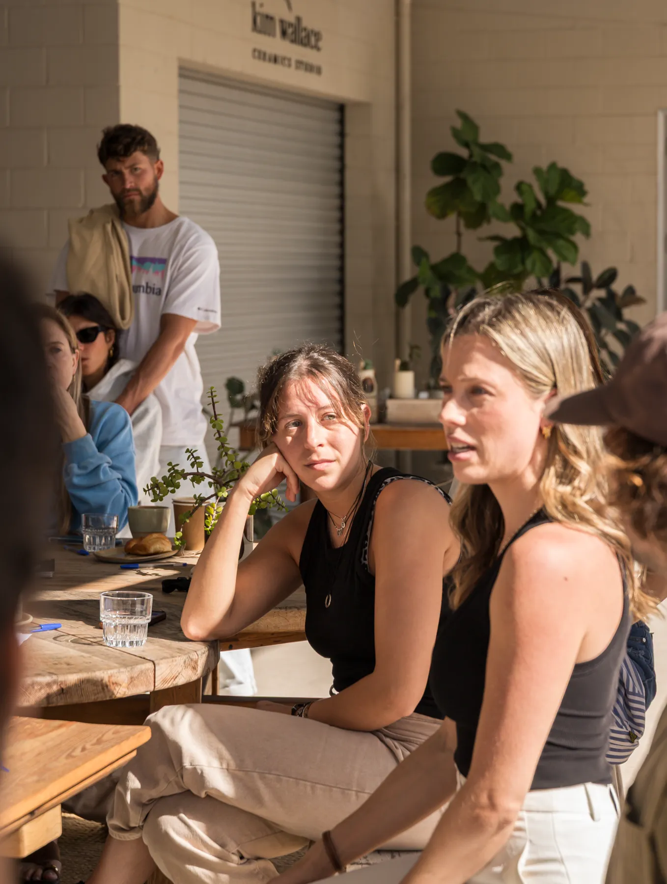 Guests talking together at the Noosa community migration event